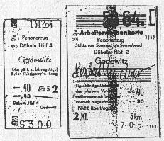 Die Fahrkarte der letzten Fahrt am 14.12.1964